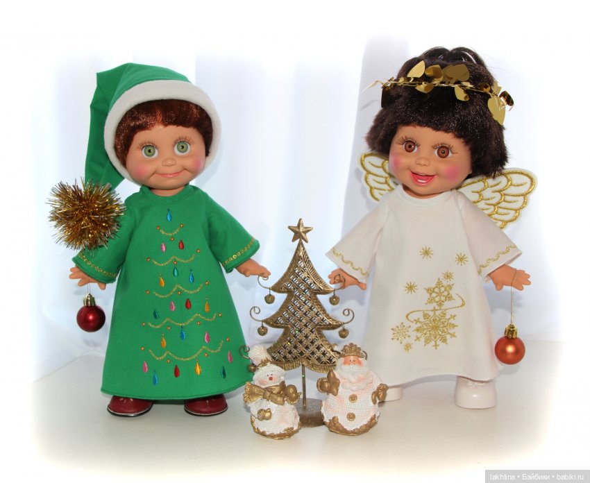 Куклы Galoob Baby Face поздравляют с рождеством (фото 7)