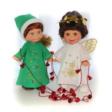 Куклы Galoob Baby Face поздравляют с рождеством