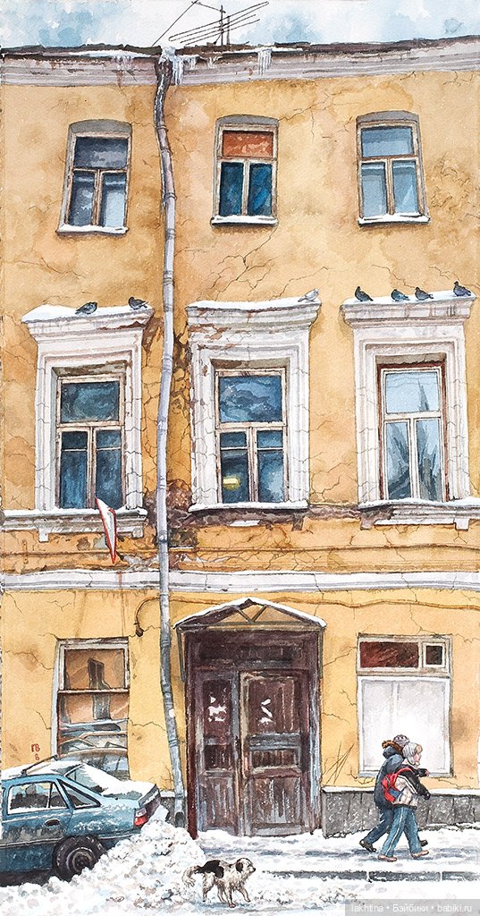 Переулки Москвы глазами Алёны Дергилёвой