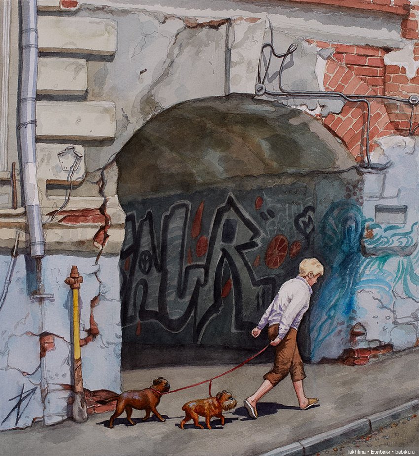 Переулки Москвы глазами Алёны Дергилёвой