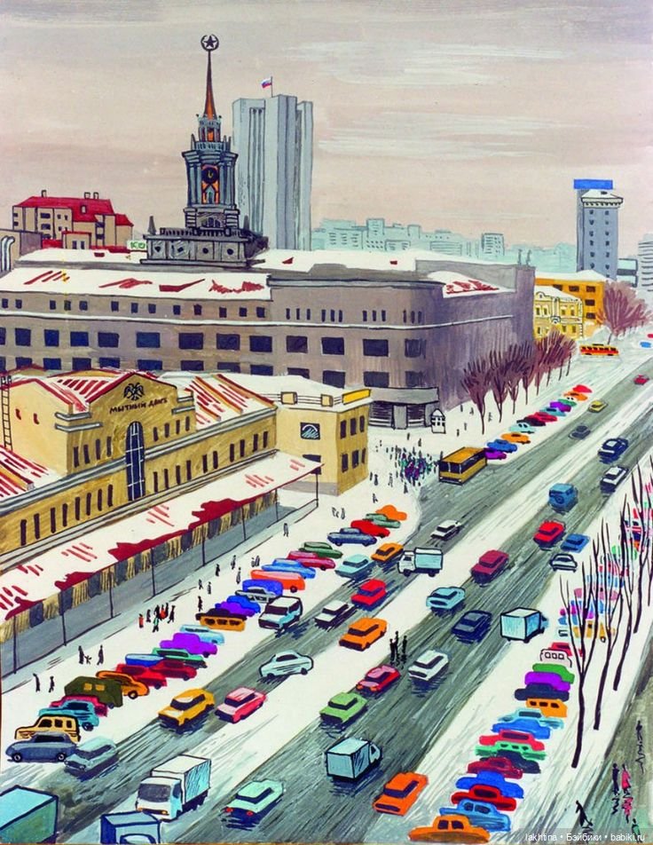 Нарисованный Екатеринбург Алексея Рыжкова (фото 7)
