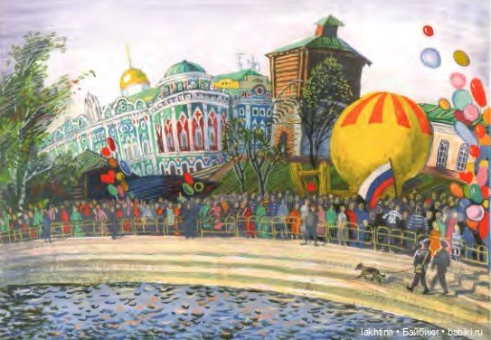 Нарисованный Екатеринбург Алексея Рыжкова