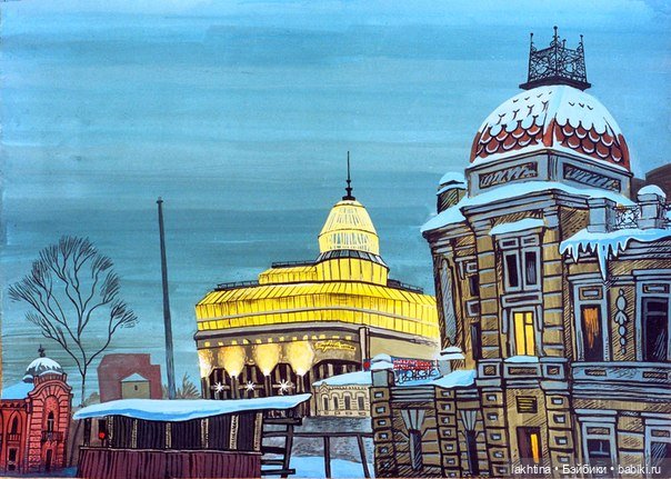 Нарисованный Екатеринбург Алексея Рыжкова Часть вторая