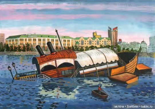 Нарисованный Екатеринбург Алексея Рыжкова