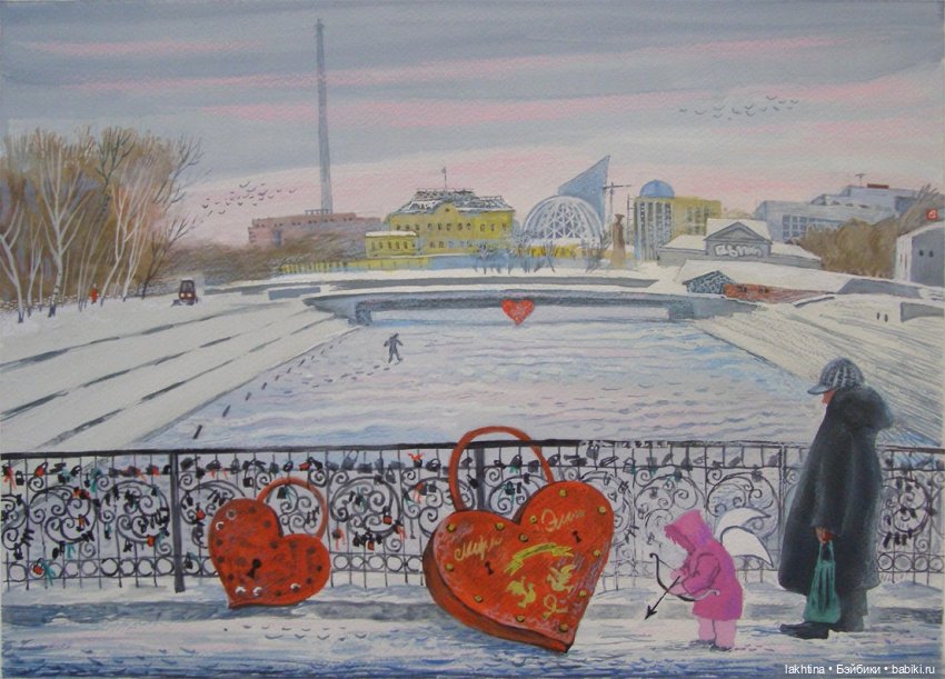 Нарисованный Екатеринбург Алексея Рыжкова Часть вторая