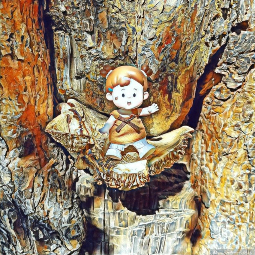 Мишка - девочка-мультик — Коллекционные фигурки и арт