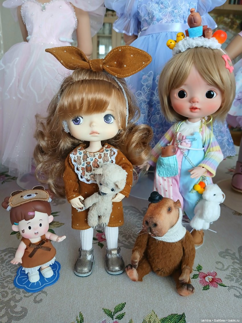 Мишка - девочка-мультик — Коллекционные фигурки и арт (фото 8)