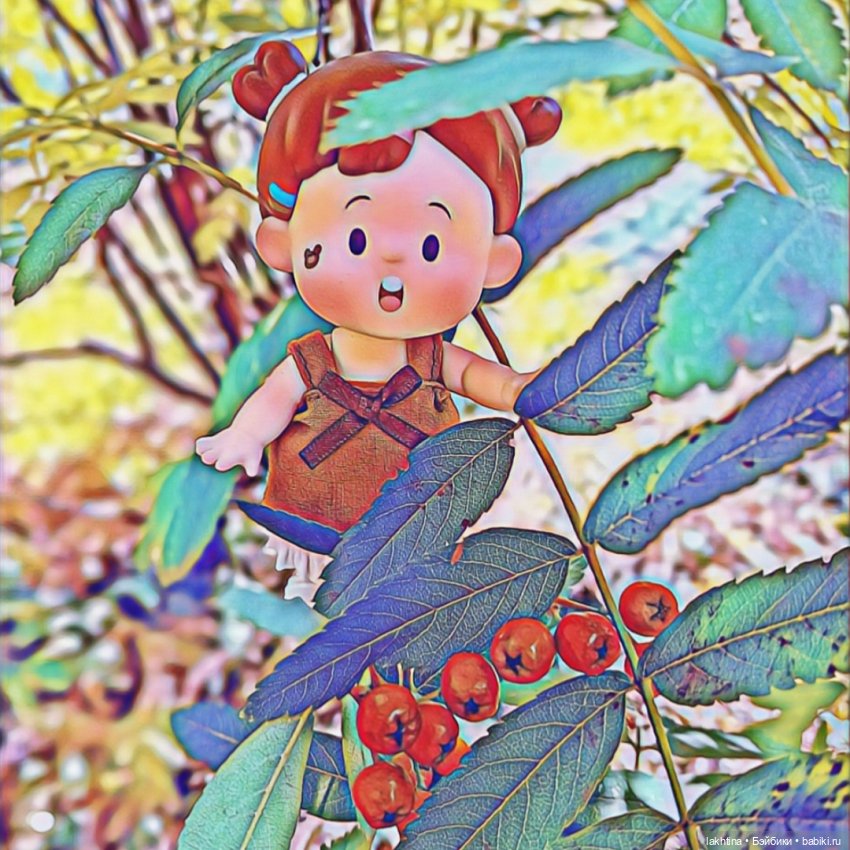 Мишка - девочка-мультик — Коллекционные фигурки и арт