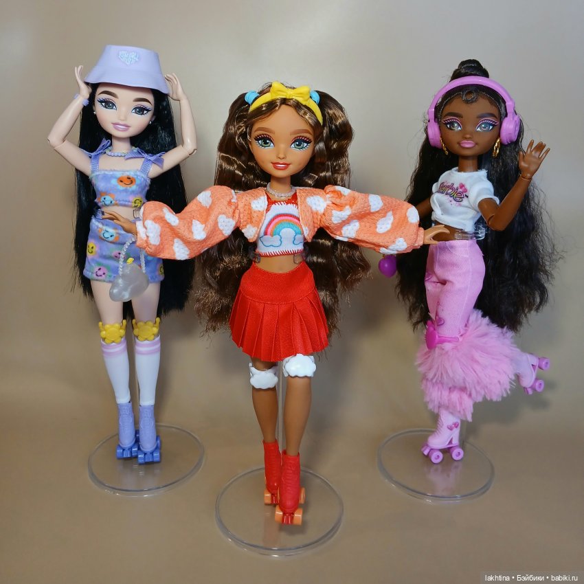 Обзор кукол Barbie dream besties. Часть первая Вечеринка на роликах