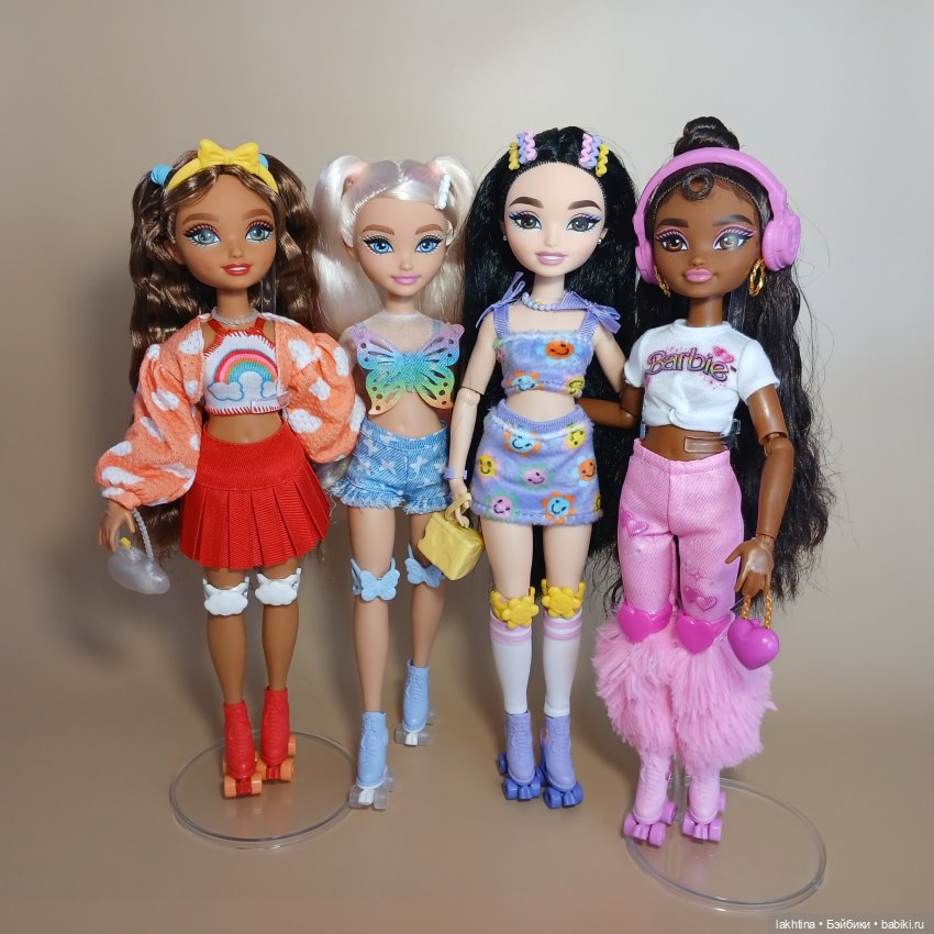 Обзор кукол Barbie dream besties. Часть первая Вечеринка на роликах