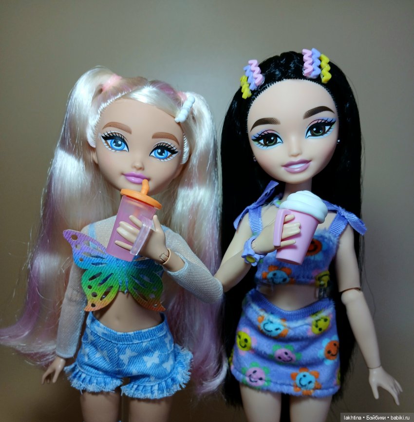 Обзор кукол Barbie dream besties. Часть первая Вечеринка на роликах