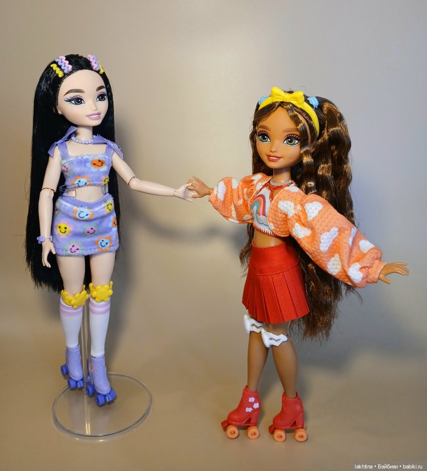 Обзор кукол Barbie dream besties. Часть первая Вечеринка на роликах