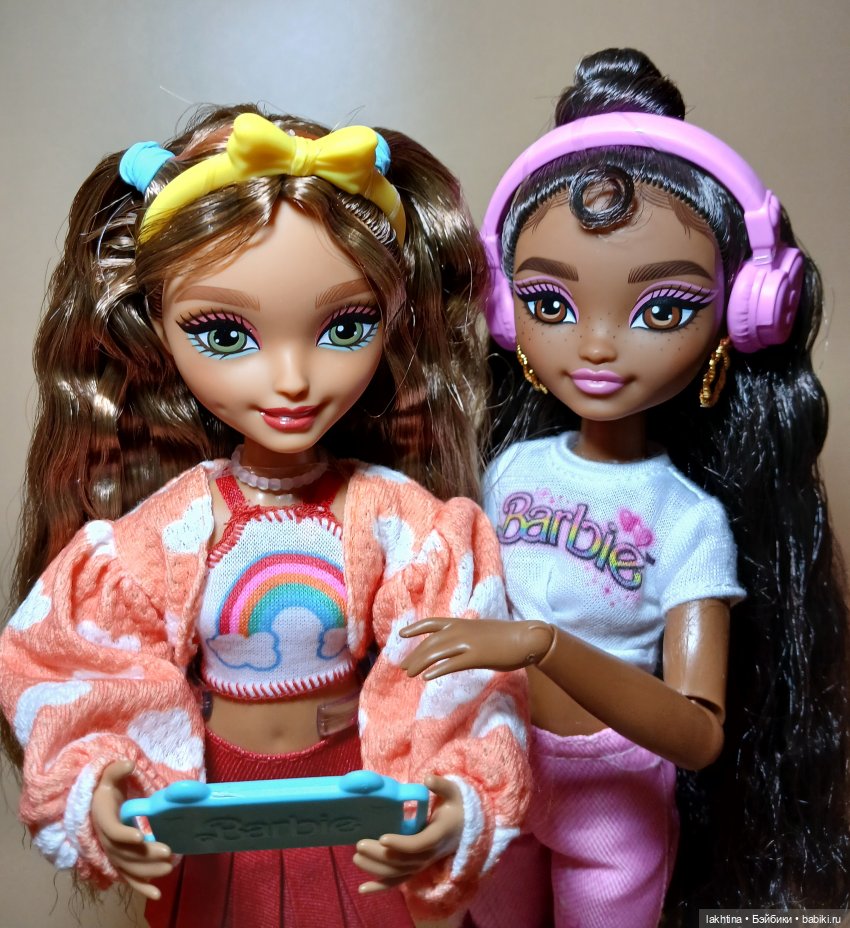 Обзор кукол Barbie dream besties. Часть первая Вечеринка на роликах