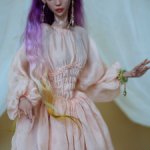 Шелковая пляжная туника для кукол 1/4 Химера Лосева Тендер