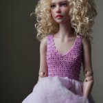 Платье из шелка для  tender creation