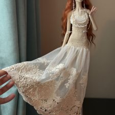 Платье для кукол Луценко на новом теле