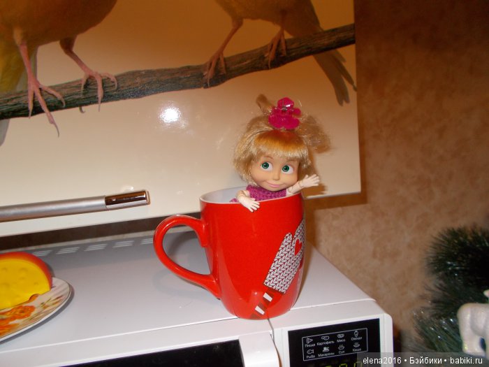 Егоза — Куклы Маша и Медведь (Simba): Маша в кармашке (фото 4)