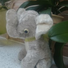 Плюшевый слоник СССР