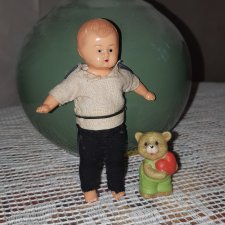 Очень редкий целлулоидный пупс ссср