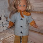 Винтажная немецкая кукла