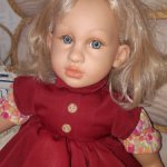 Испанская  характерная винтажная кукла