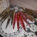 Елочные игрушки сосульки