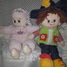 Мягкие куклы для сна и для развития моторики