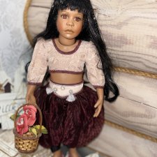 Фарфоровая кукла Renata Hockh