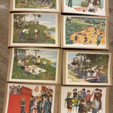 Карточки ссср с детьми и куклами