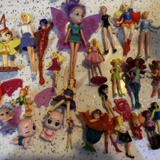 Лот кукол малышек