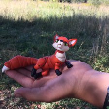 Дружочек на ладошке или карманная лисичка Маруся