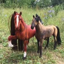 Переделка игровых лошадей для Барби