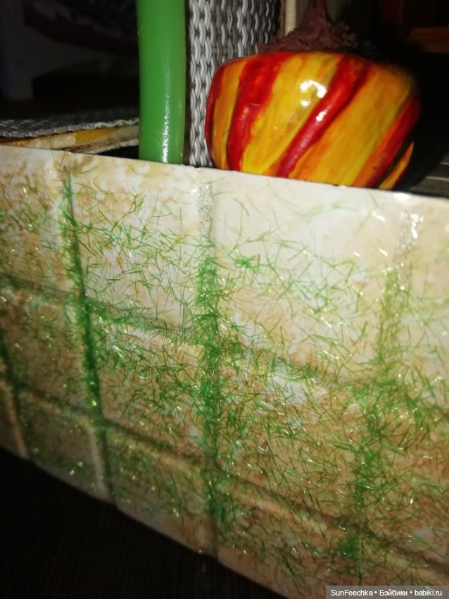 Кукольный дачный домик из коробок