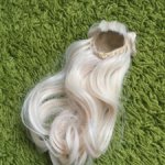 Анимешный парик блонд на ог 16-18 см
