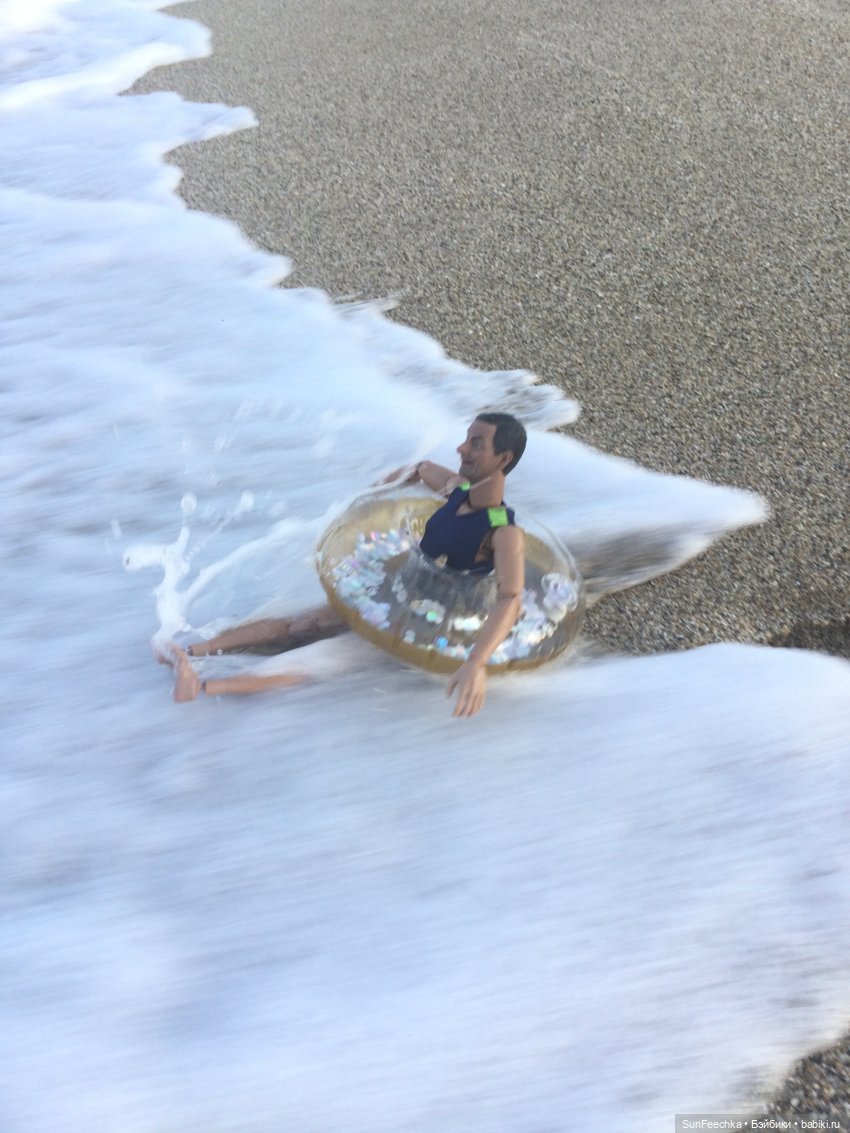 Мистер Бин на пляже — Куклы с Алиэкспресс (Aliexpress): Китайские шарнирные