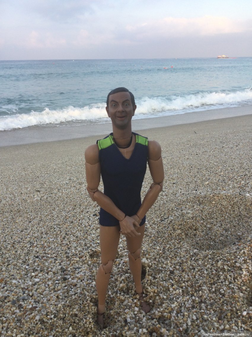 Мистер Бин на пляже — Куклы с Алиэкспресс (Aliexpress): Китайские шарнирные (фото 10)