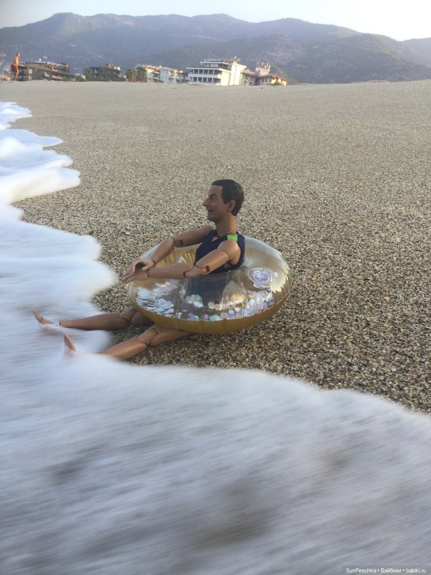 Мистер Бин на пляже — Куклы с Алиэкспресс (Aliexpress): Китайские шарнирные