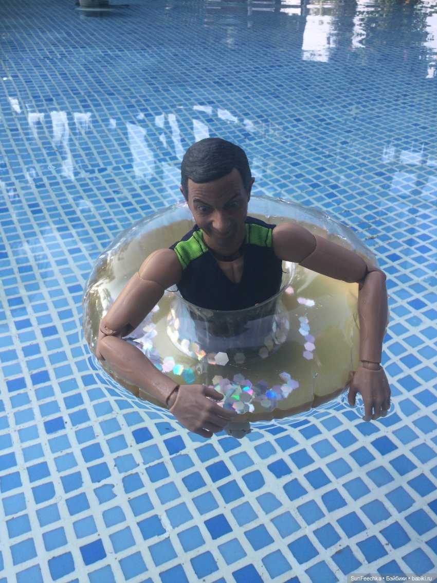 Мистер Бин на пляже — Куклы с Алиэкспресс (Aliexpress): Китайские шарнирные