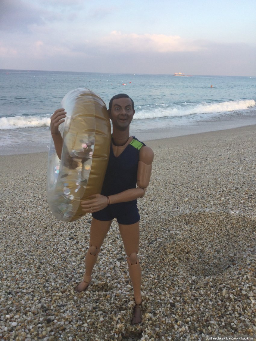 Мистер Бин на пляже — Куклы с Алиэкспресс (Aliexpress): Китайские шарнирные (фото 9)