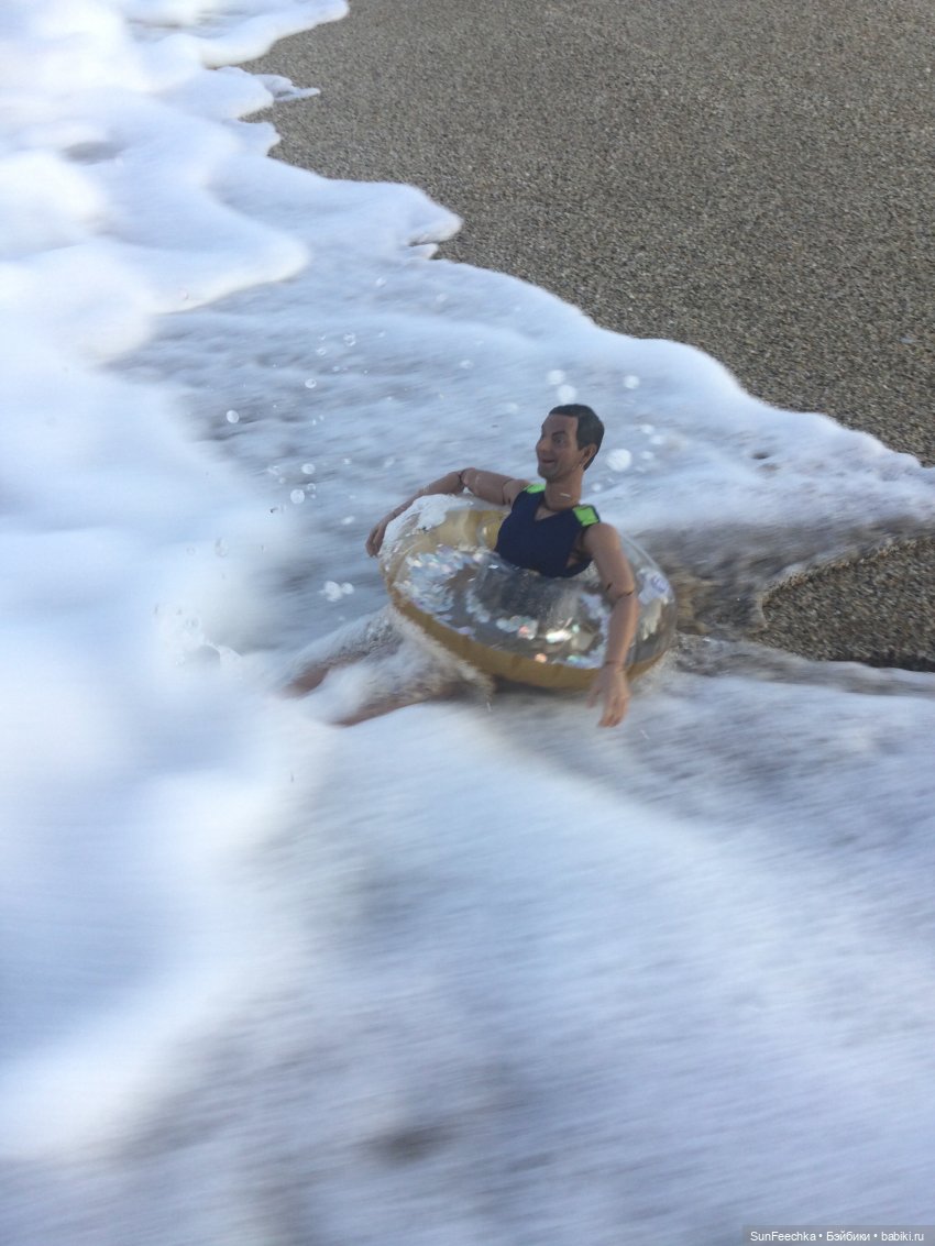 Мистер Бин на пляже — Куклы с Алиэкспресс (Aliexpress): Китайские шарнирные