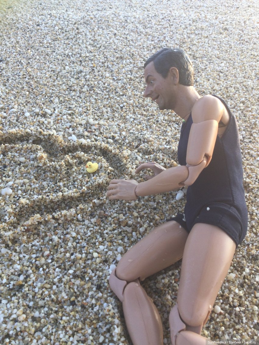 Мистер Бин на пляже — Куклы с Алиэкспресс (Aliexpress): Китайские шарнирные