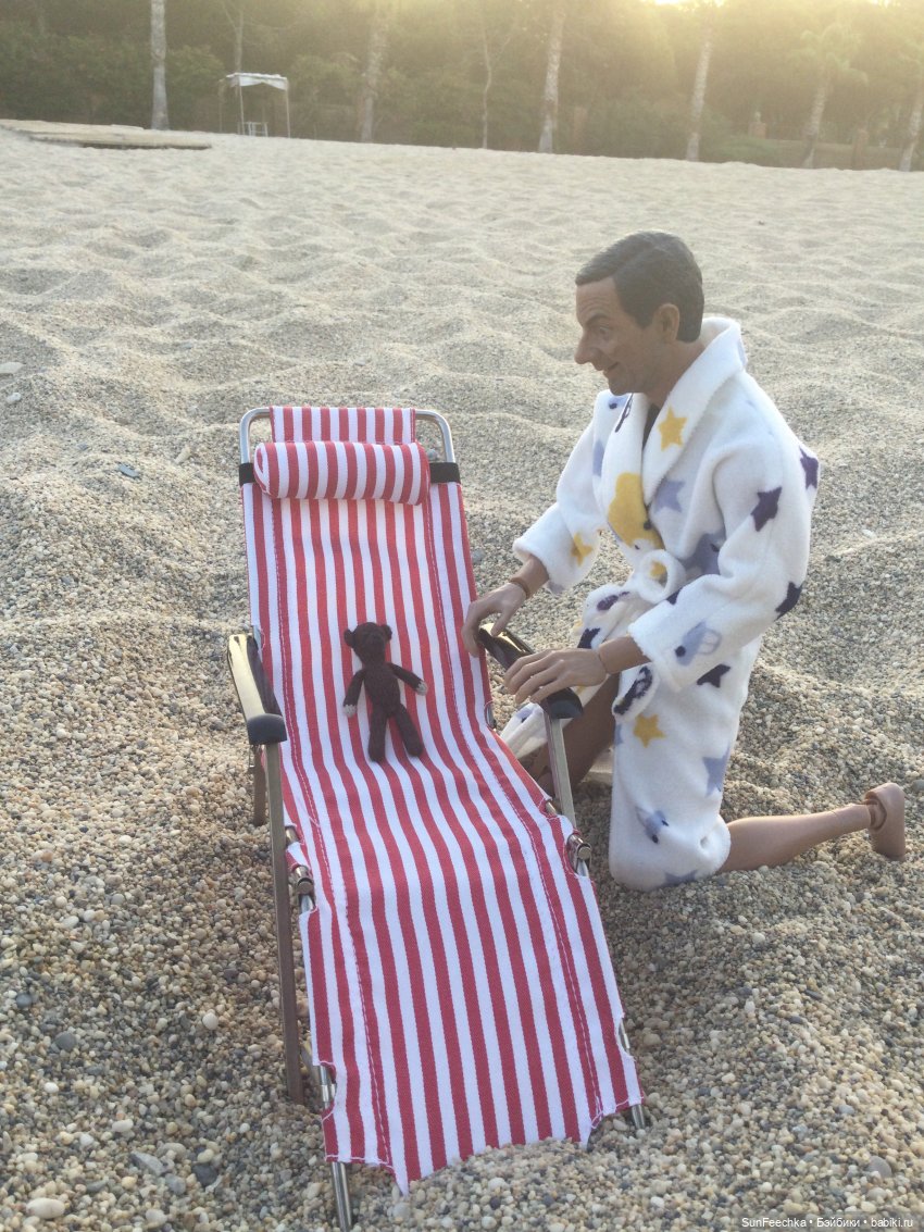 Мистер Бин на пляже — Куклы с Алиэкспресс (Aliexpress): Китайские шарнирные (фото 2)