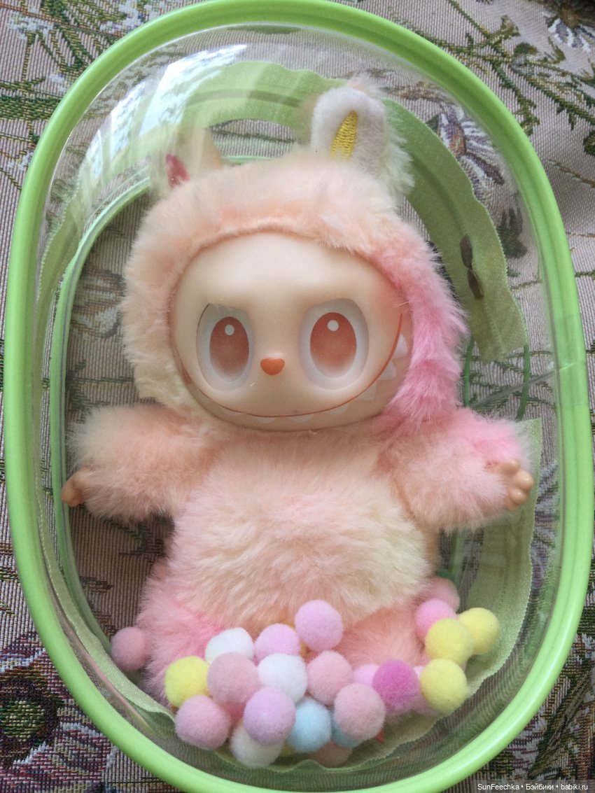 Радужная девочка Лабубу. Приехала моя милая )