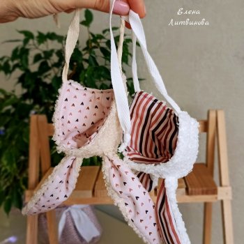 Авторская шапочка  с выкройкой для Тильды