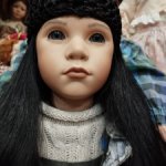 Авторская фарфоровая кукла от Ниссен