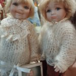 Парочка фарфоровых кукол из Италии Le Bambole di Arianna