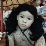 Фарфоровая коллекционная кукла ручной работы Гейша от Nissen эксклюзив!