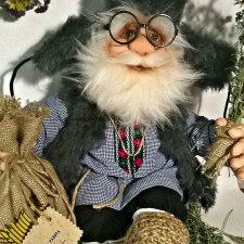 Хочу познакомить Вас с новым домовым - куклой из капрона