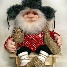 Кукла из капрона Домовой