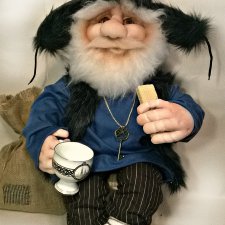 Домовой, кукла из капрона